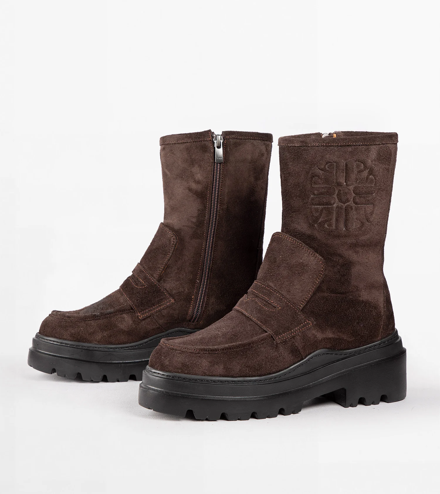 بوت چرم زنانه کد 18057 - تصویر شماره 1