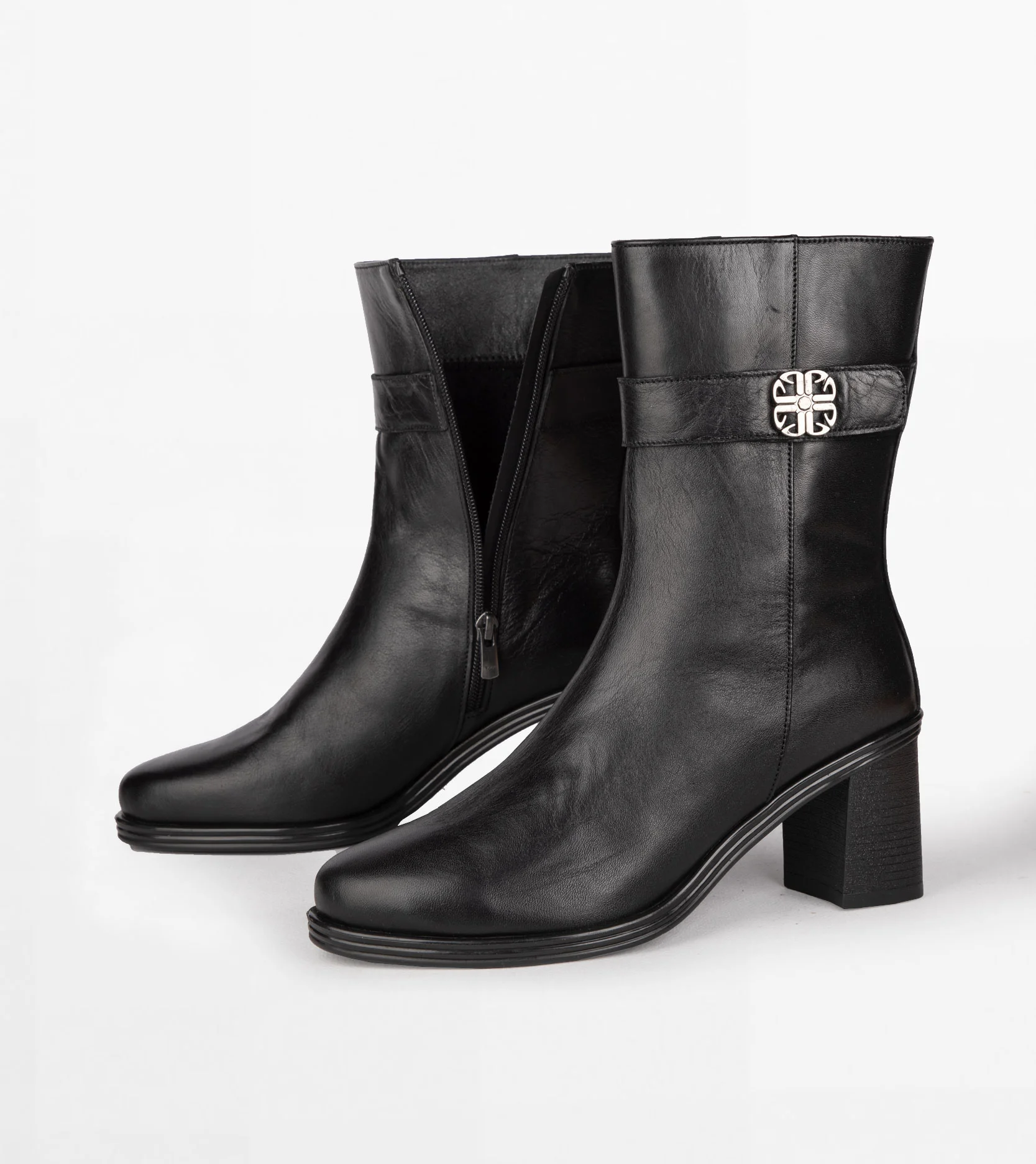 بوت چرم زنانه کد 19340 - تصویر شماره 1