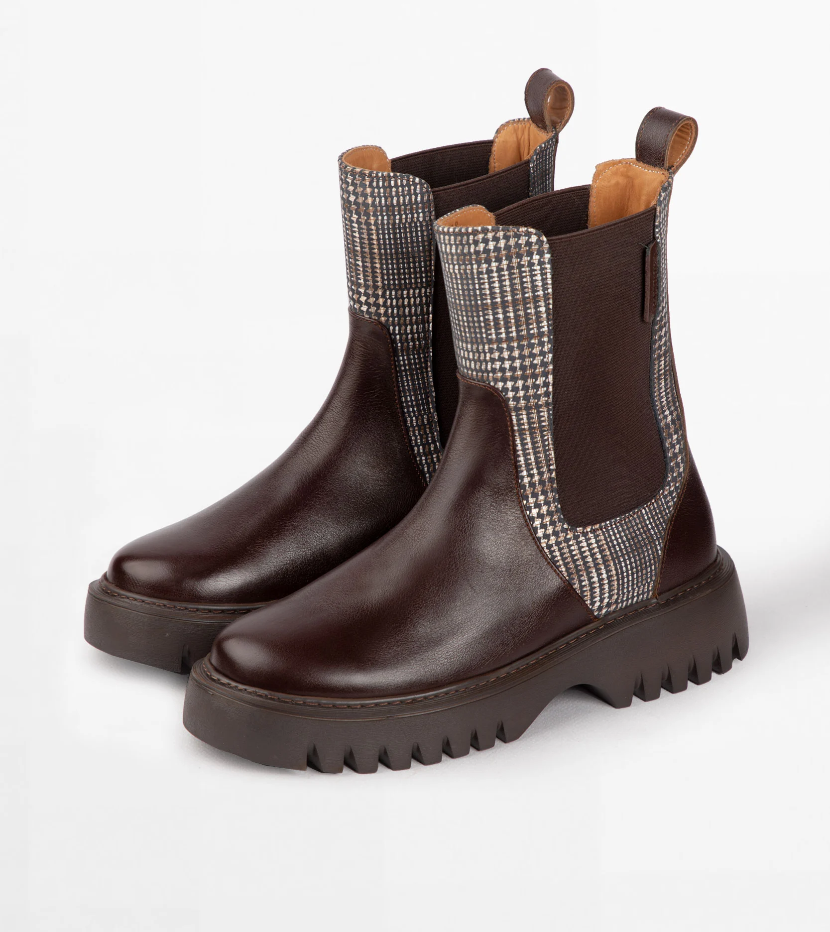 بوت چرم زنانه کد 19204 - تصویر شماره 1