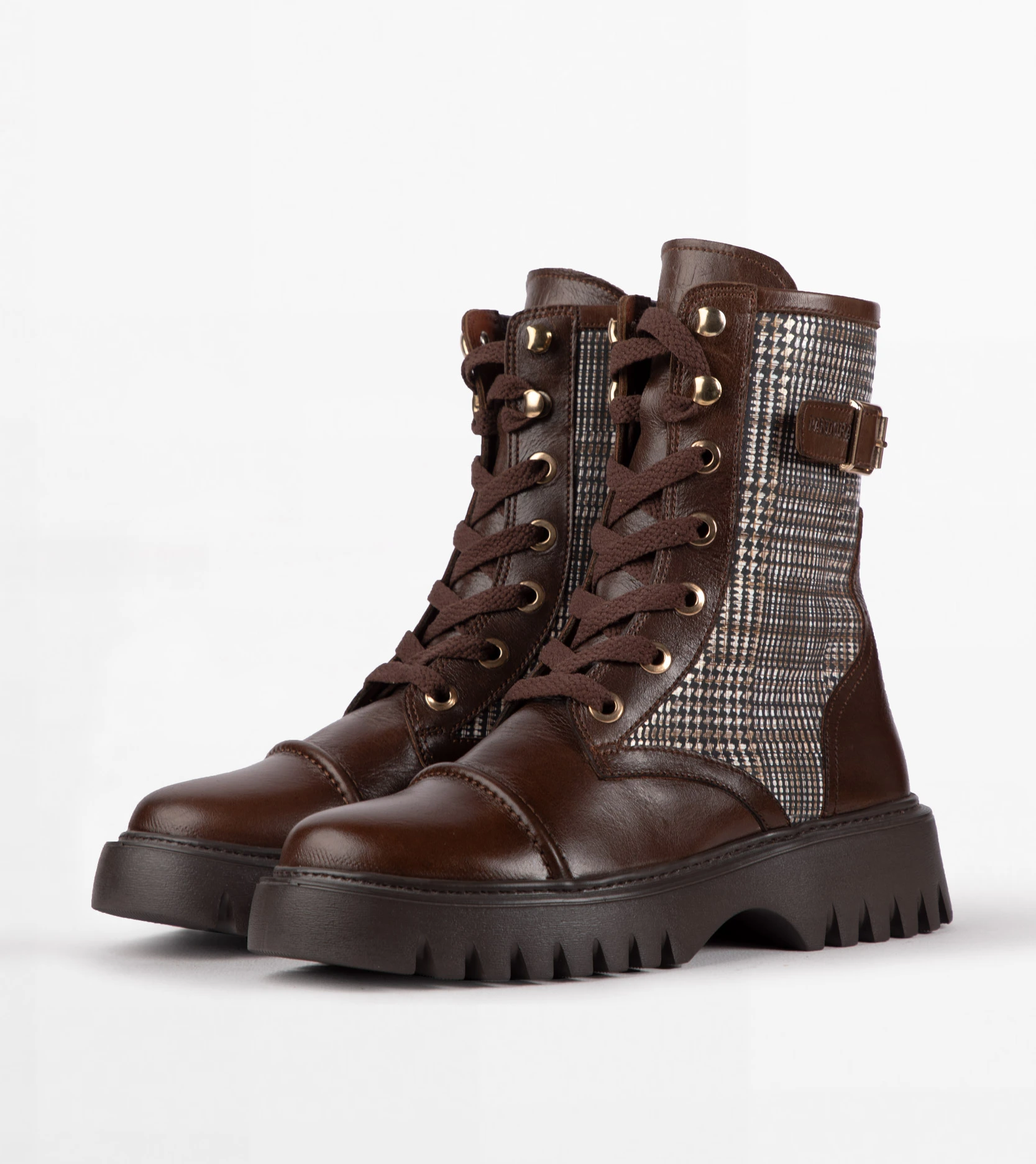 بوت چرم زنانه کد 19202 - تصویر شماره 1