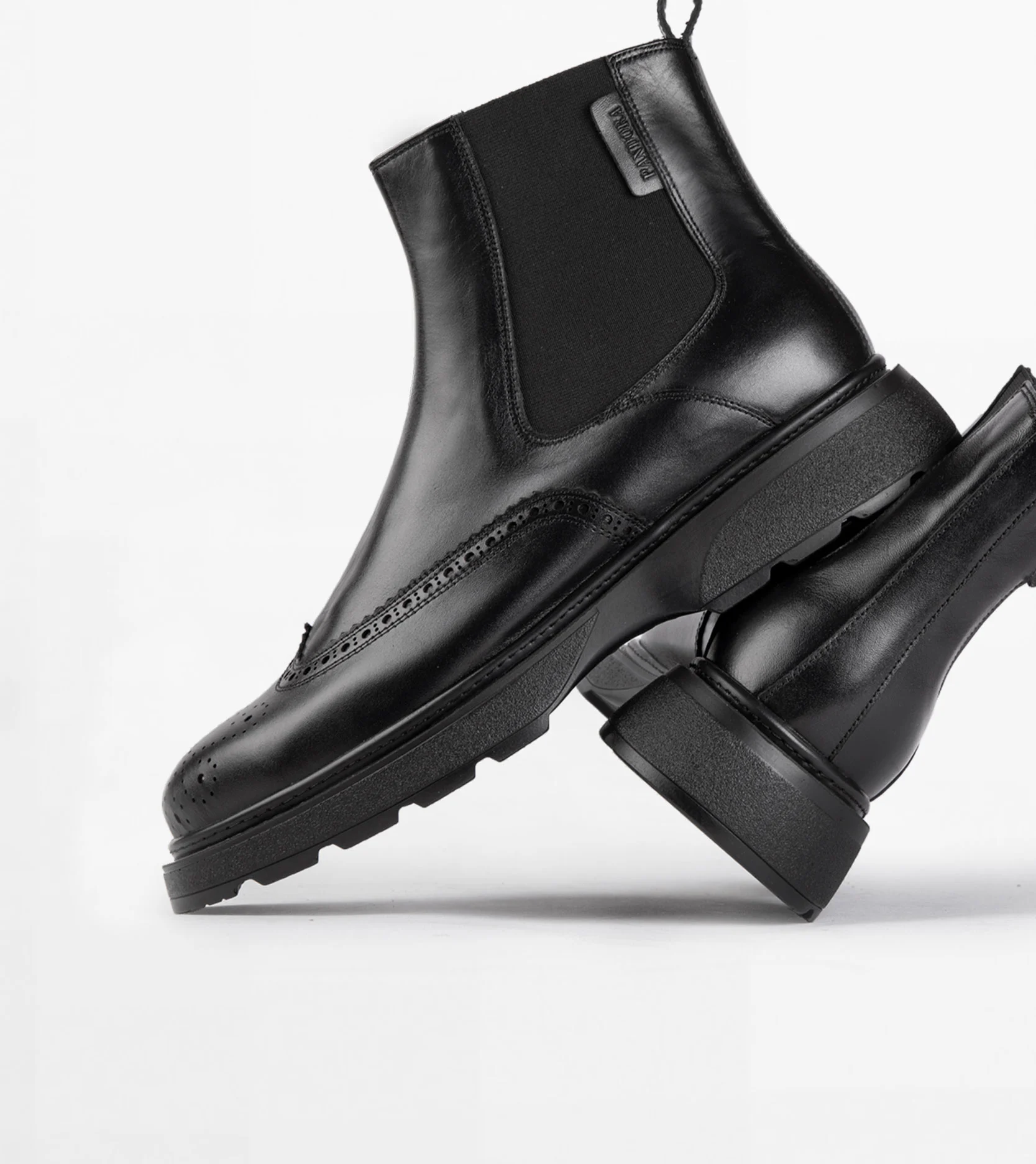 بوت چرم مردانه کد 4461 - تصویر شماره 1