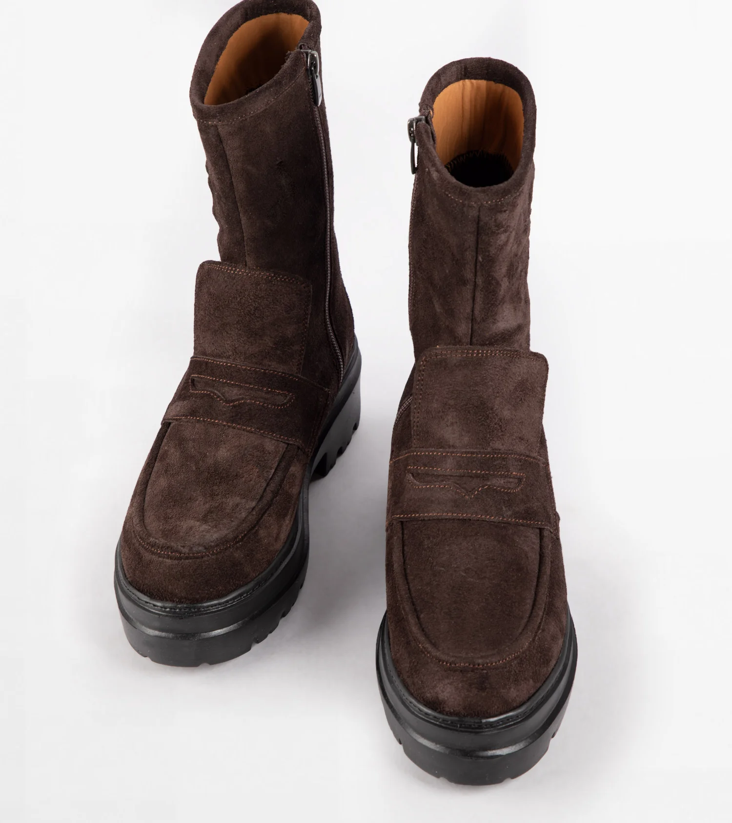 بوت چرم زنانه کد 18057 - تصویر شماره 1