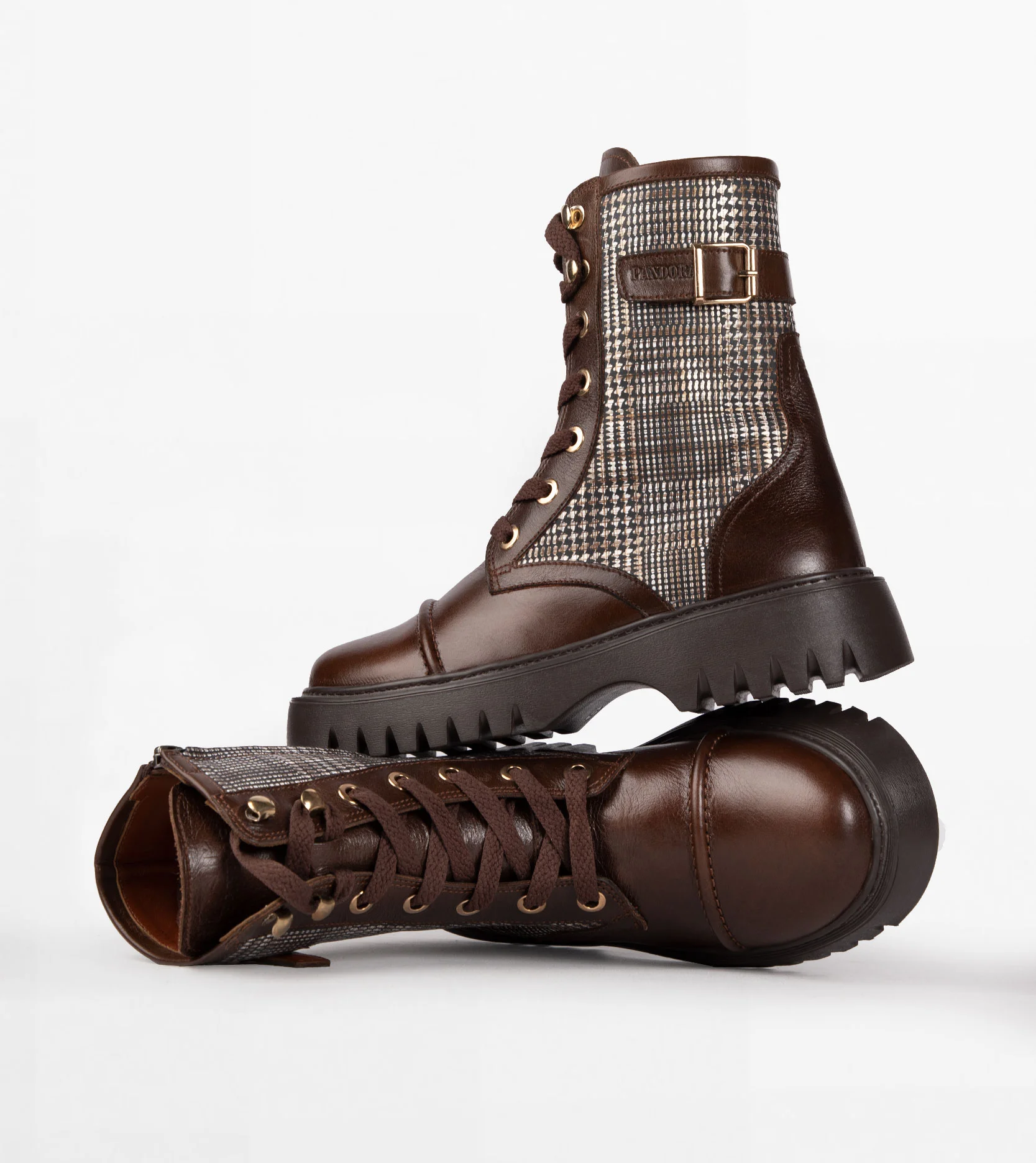 بوت چرم زنانه کد 19202 - تصویر شماره 1