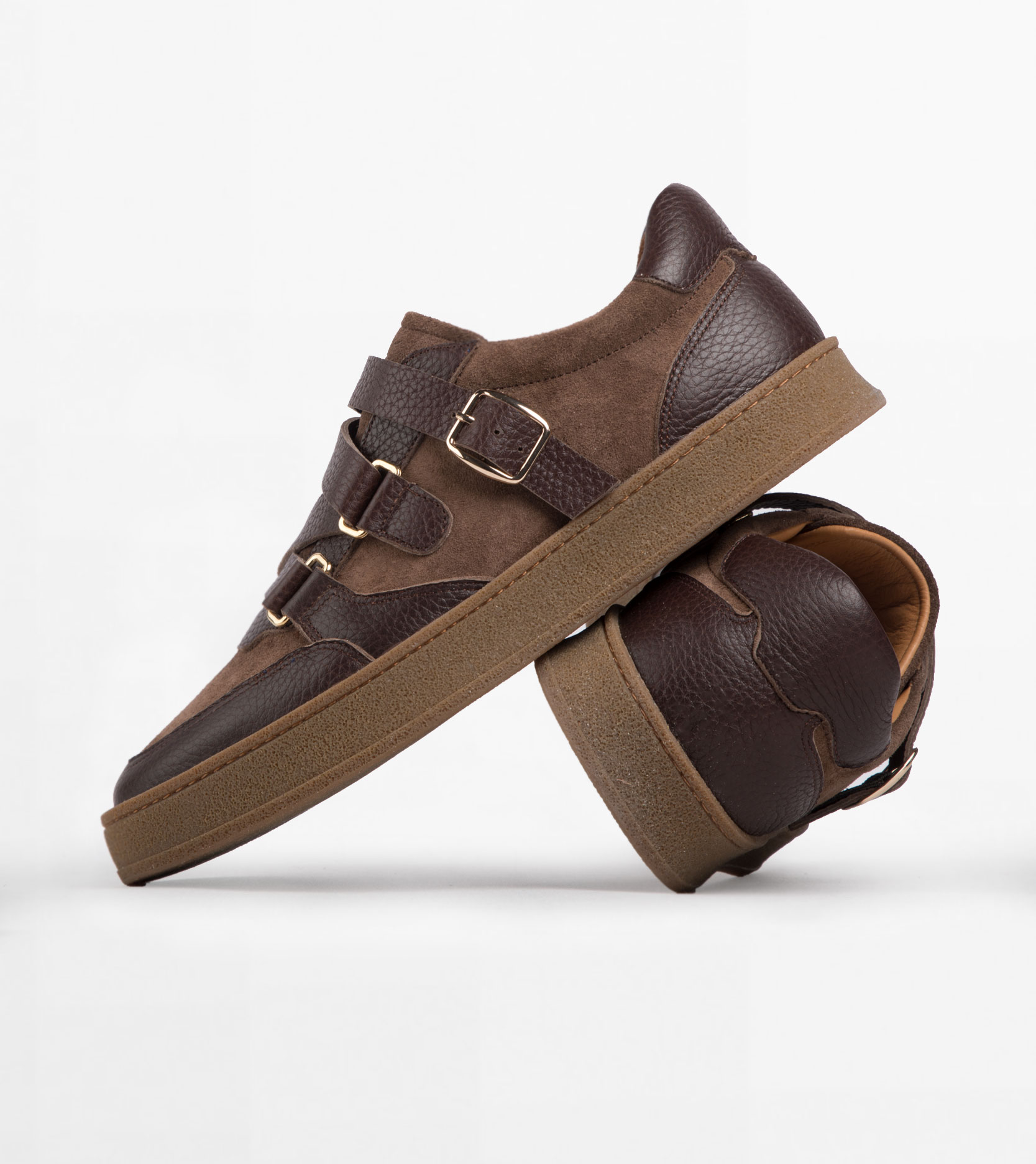 کفش چرم اسپرت زنانه کد 18146 - تصویر شماره 1