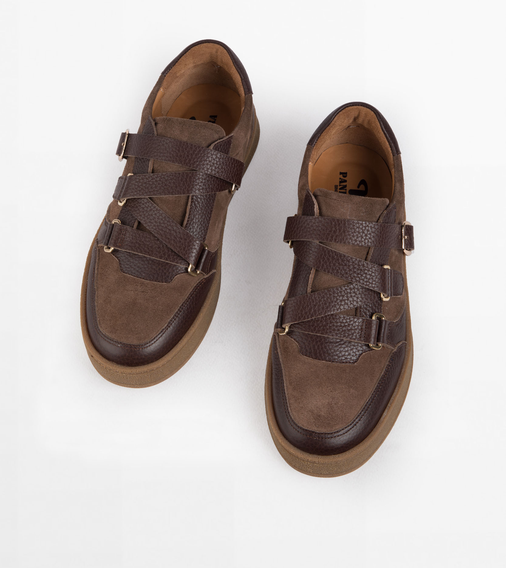 کفش چرم اسپرت زنانه کد 18146 - تصویر شماره 1