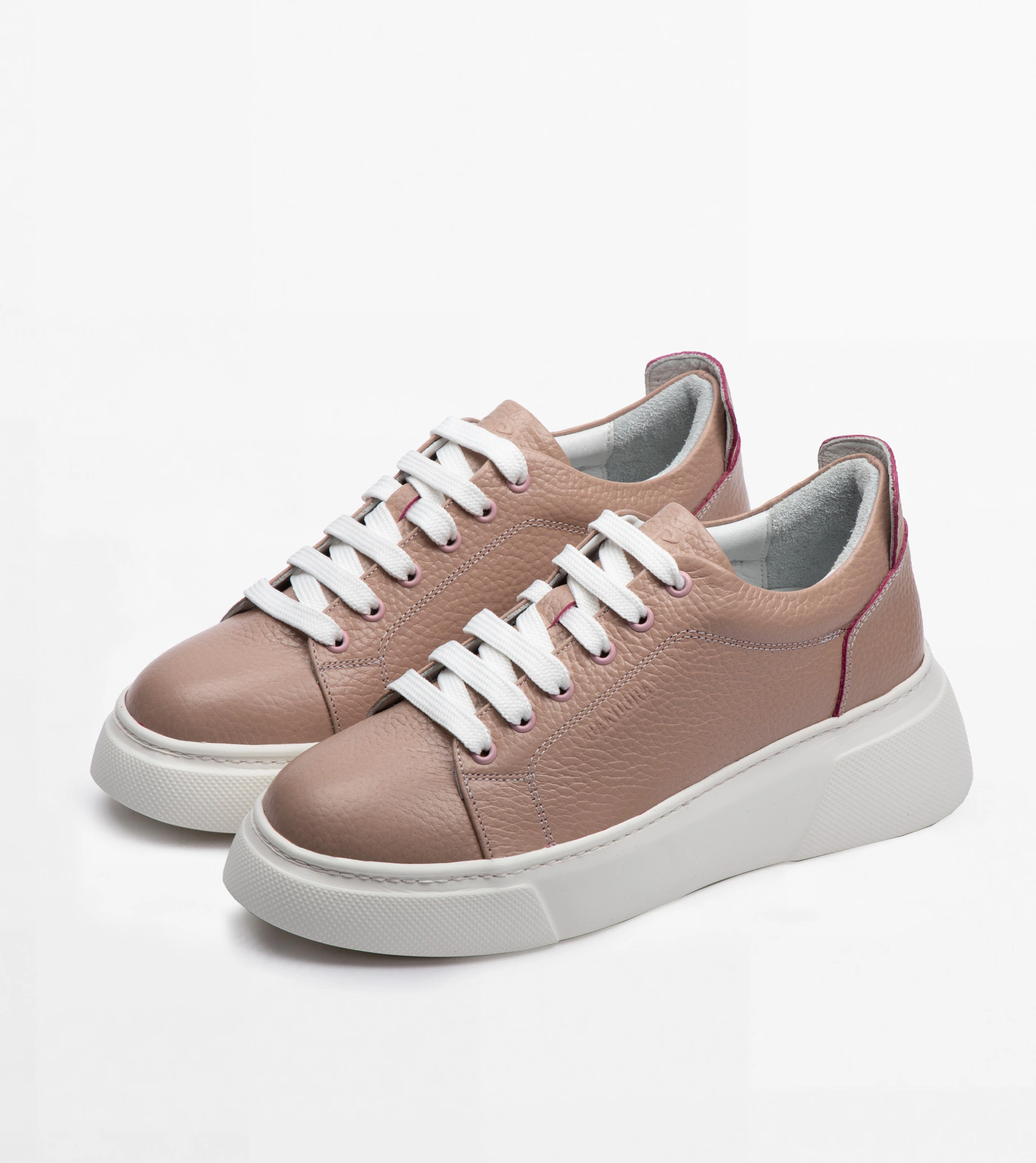 کفش چرم اسپرت زنانه کد 19210 - تصویر شماره 1