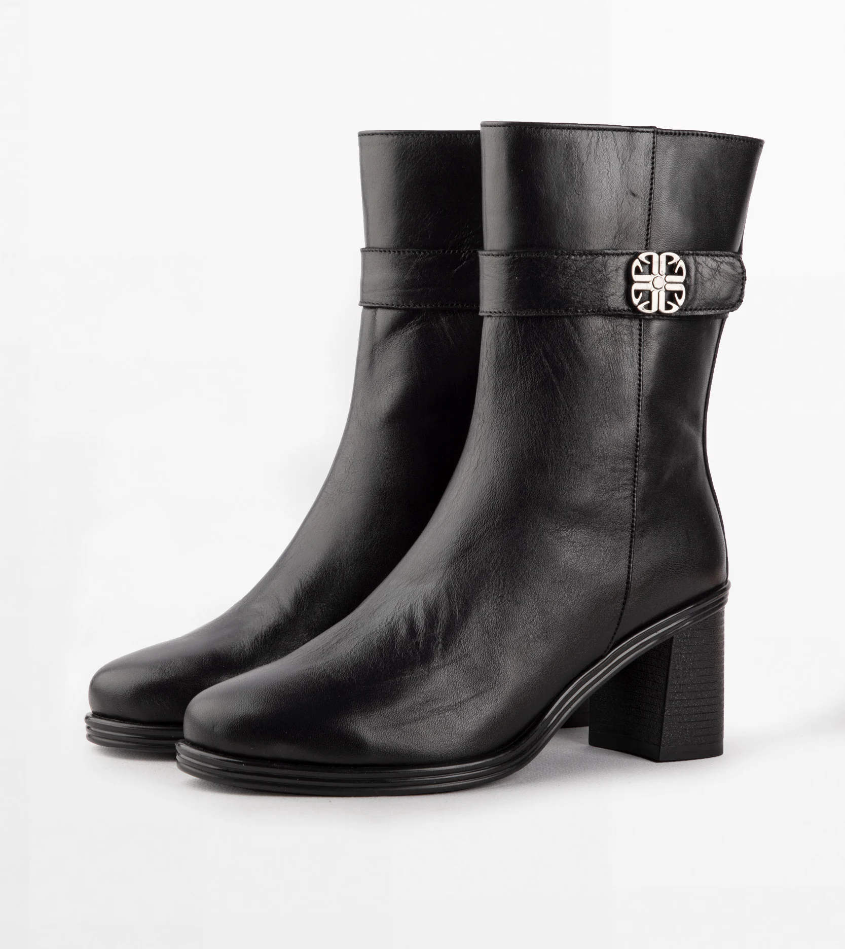 بوت چرم زنانه کد 19340 - تصویر شماره 1