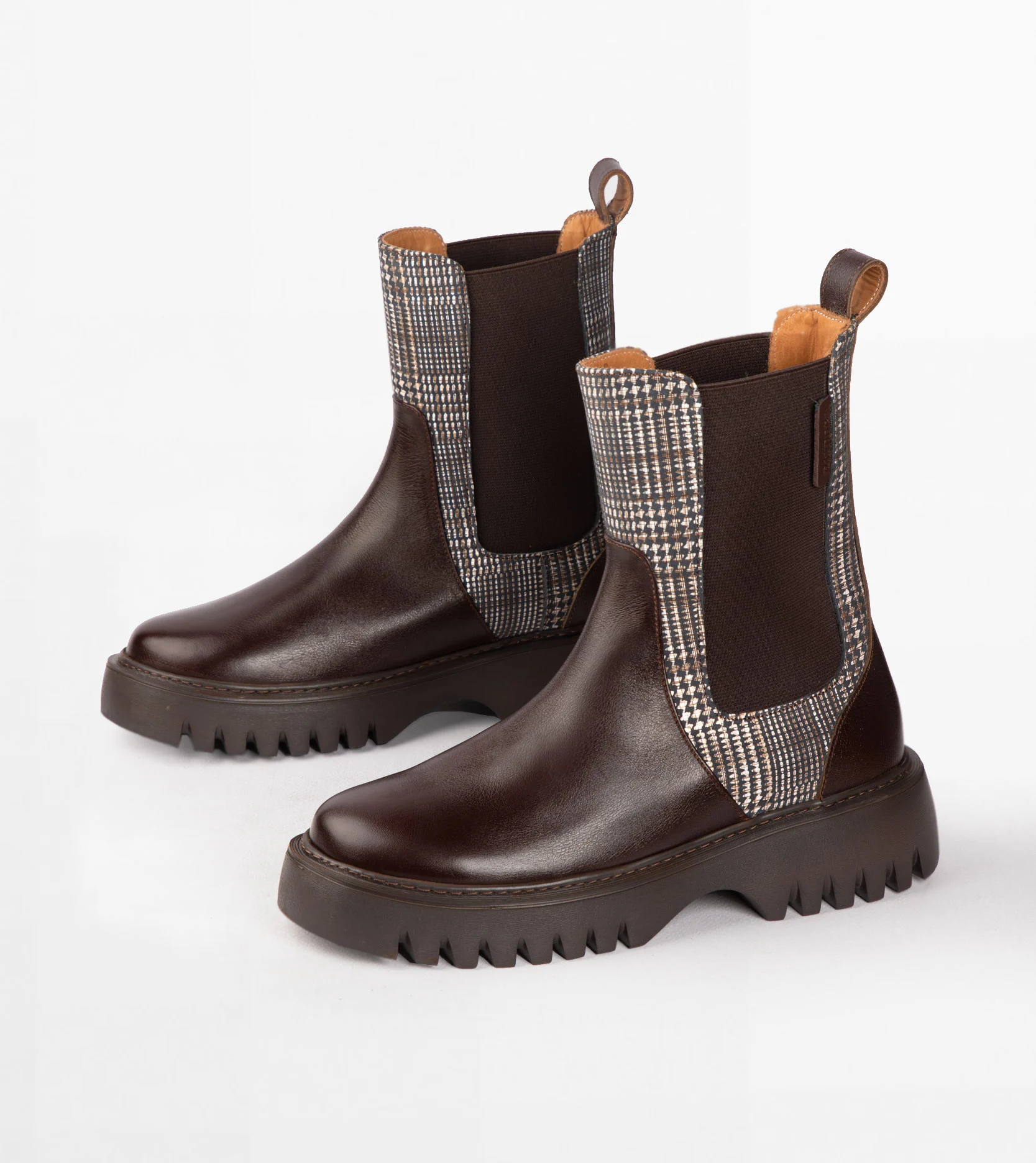 بوت چرم زنانه کد 19204 - تصویر شماره 1