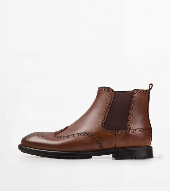 بوت چرم مردانه کد 3251 - تصویر شماره 1