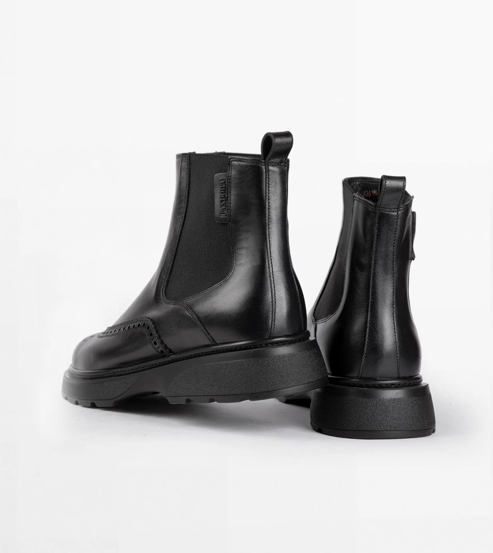 بوت چرم مردانه کد 4461 - تصویر شماره 1