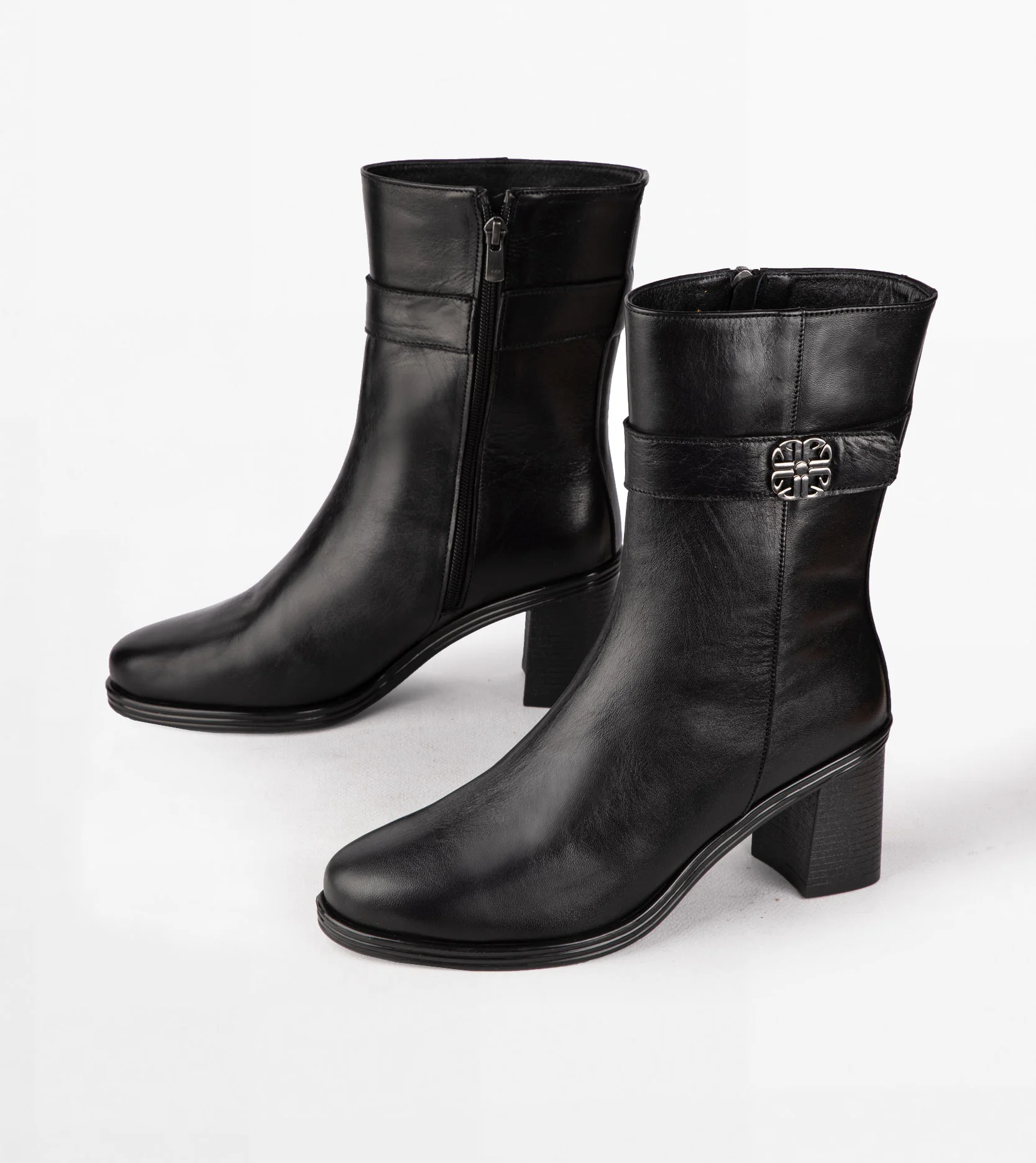 بوت چرم زنانه کد 19340 - تصویر شماره 1