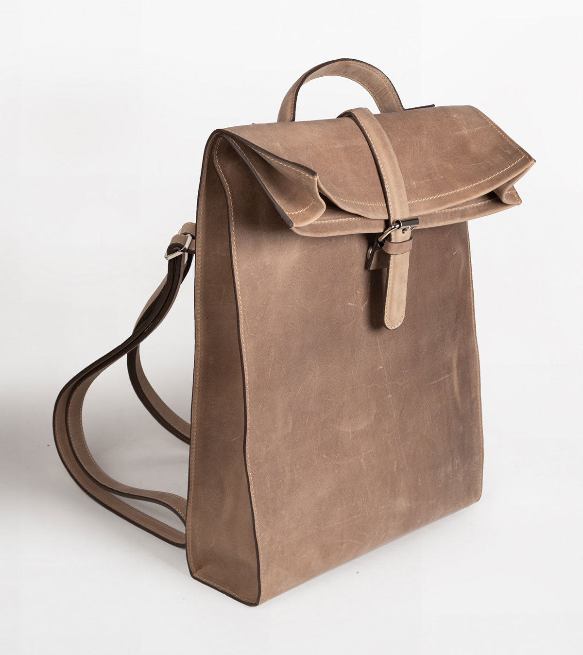 کوله پشتی چرم مردانه 7186 - تصویر شماره 1